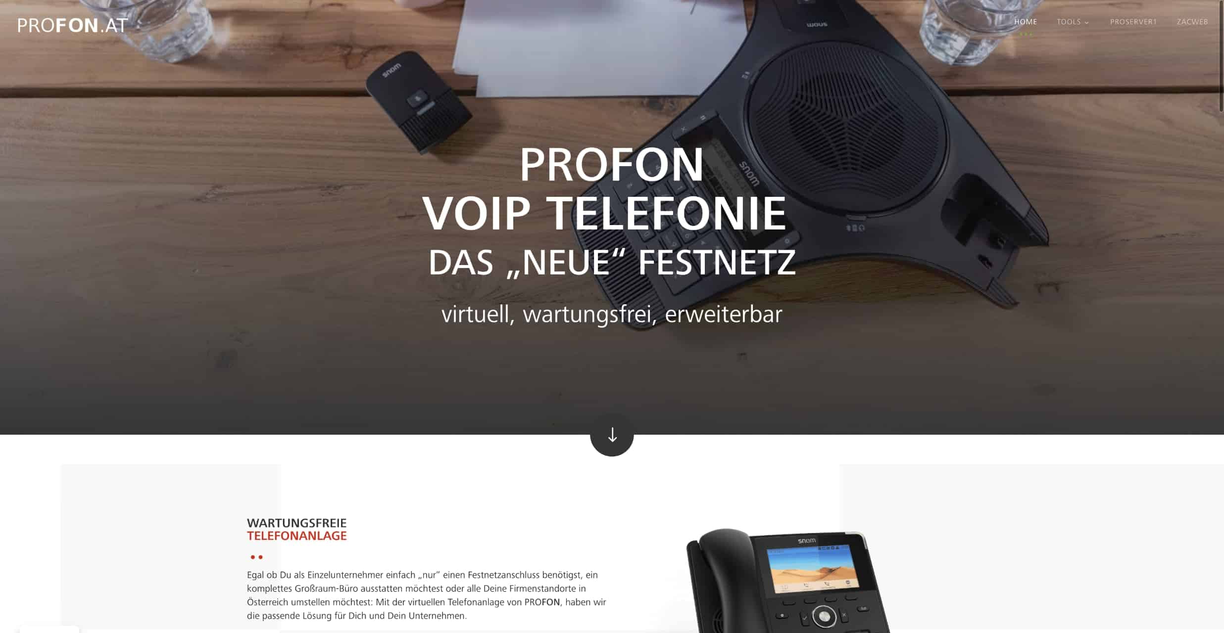 PROFON VOIP TELEFONIE - Das _neue_ Festnetz - profon.at